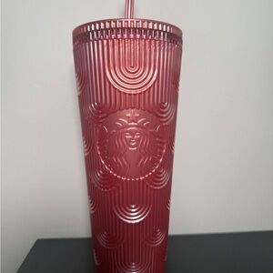 2023 Fall Starbucks Tumbler Shimmer Pink Mermaid Cold Cup Venti  24oz